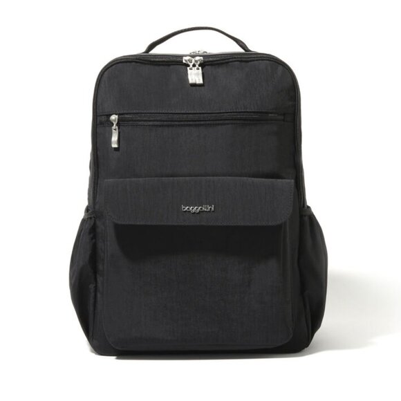 Baggallini Everyday Laptop Backpack, Black - NEW main image 8